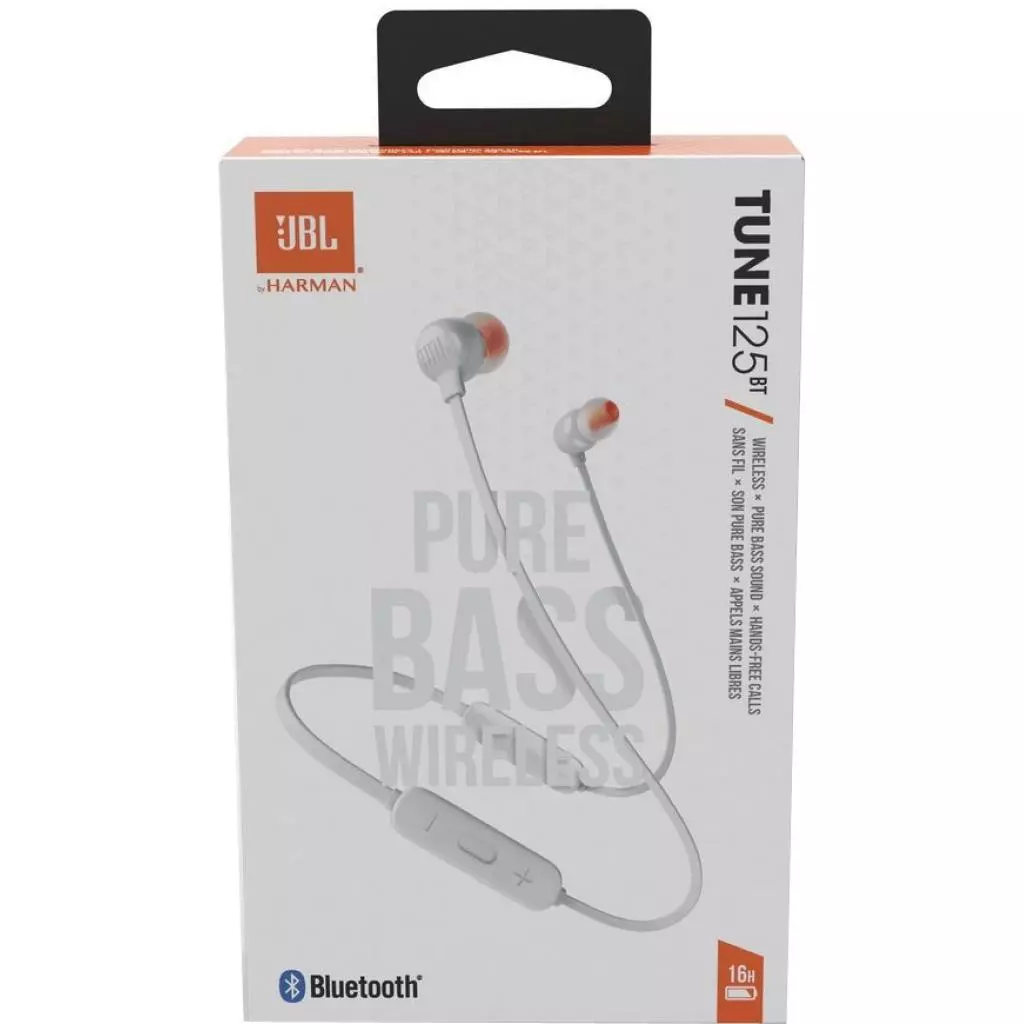 Наушники JBL Tune 125BT White (JBLT125BTWHT) - 8 Наушники JBL Tune 125BT White (JBLT125BTWHT) - 8