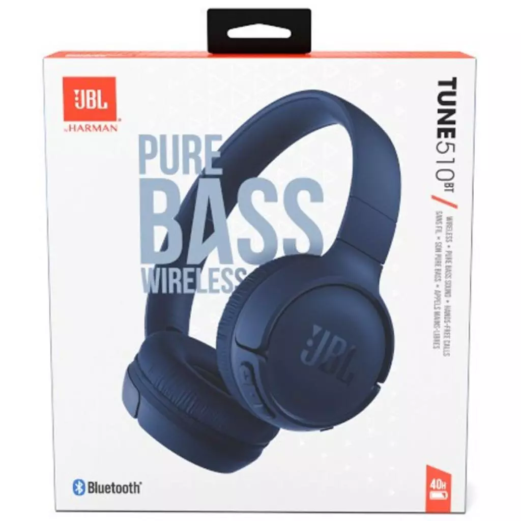 Наушники JBL Tune 510BT Blue (JBLT510BTBLUEU) - 6 Наушники JBL Tune 510BT Blue (JBLT510BTBLUEU) - 6