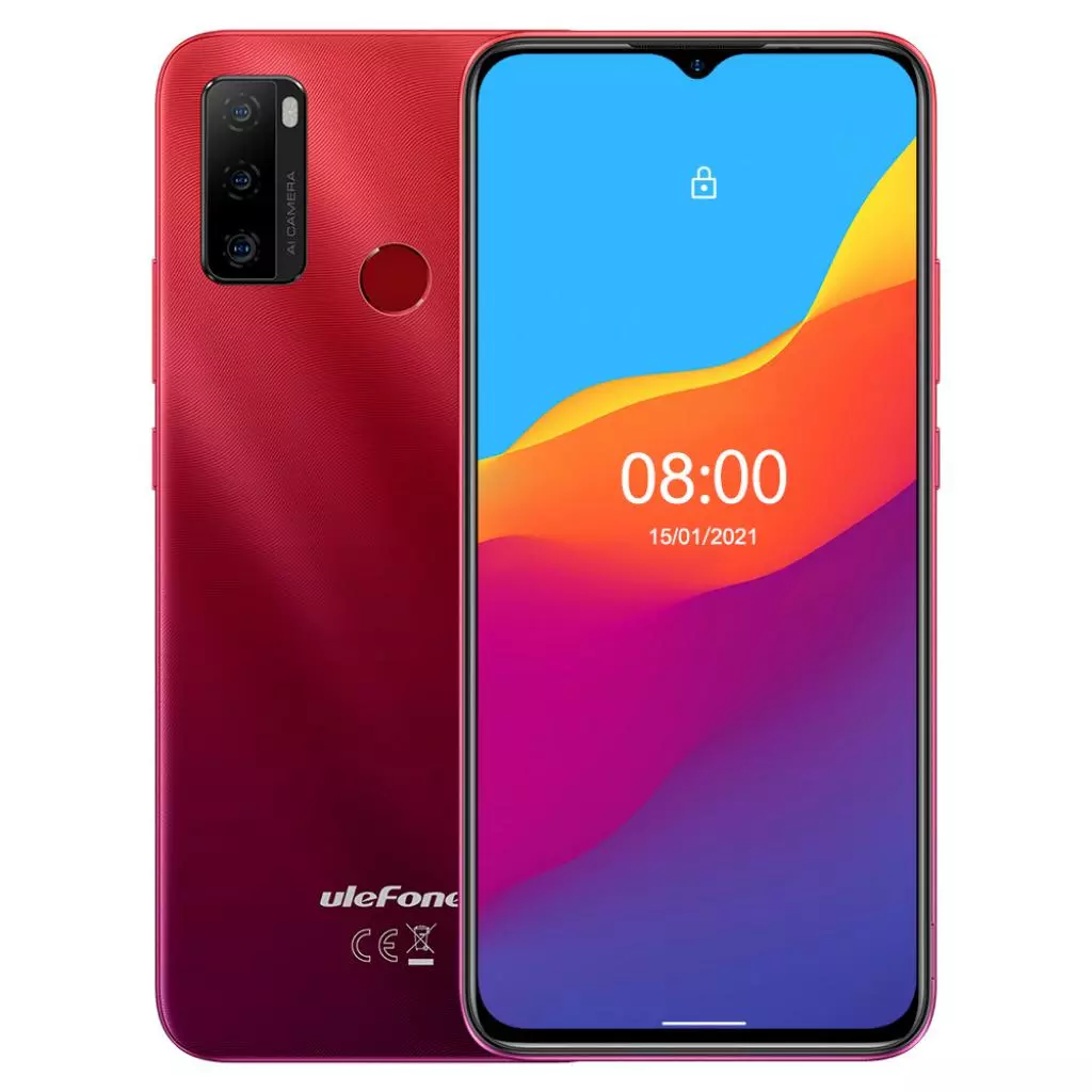 Мобильный телефон Ulefone Note 10 2/32GB Red (6937748734055) - 7