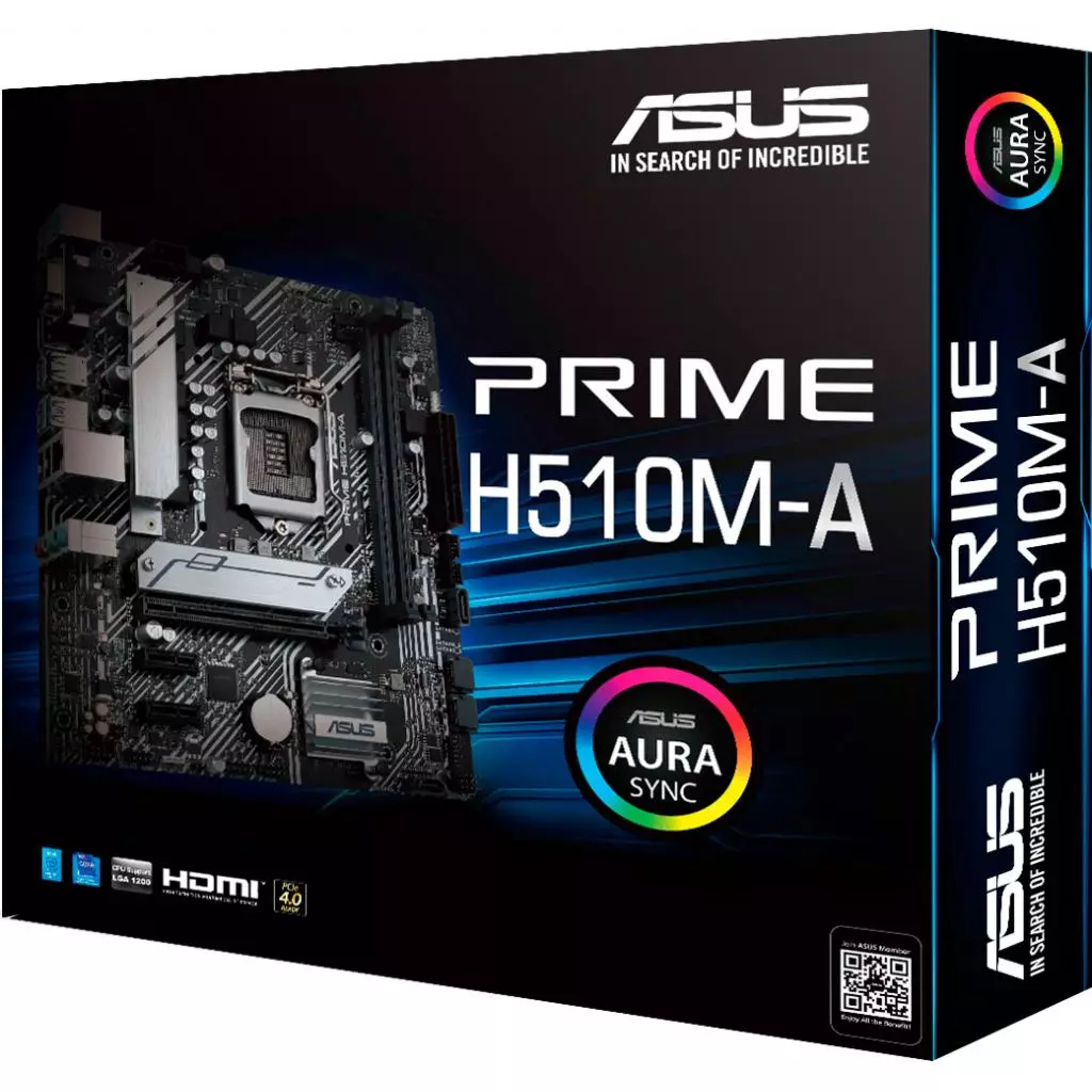 Материнская плата ASUS PRIME H510M-A - 6 Материнская плата ASUS PRIME H510M-A - 6