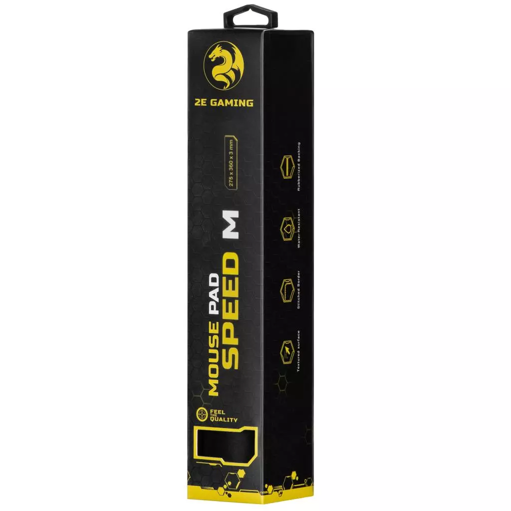 Коврик для мышки 2E Speed M Black (2E-PGSP300B) - 4