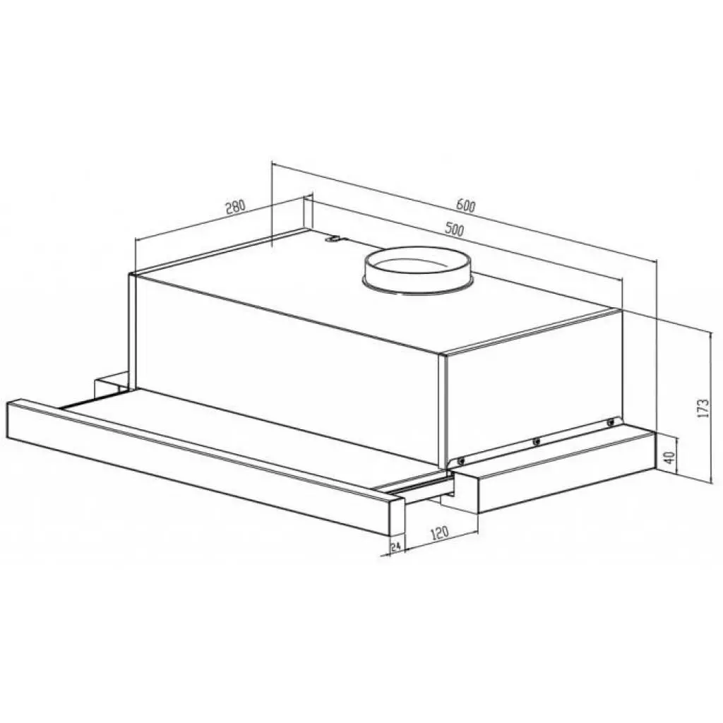 Вытяжка кухонная Jantar TL 650 LED 60 BG - 3 Вытяжка кухонная Jantar TL 650 LED 60 BG - 3