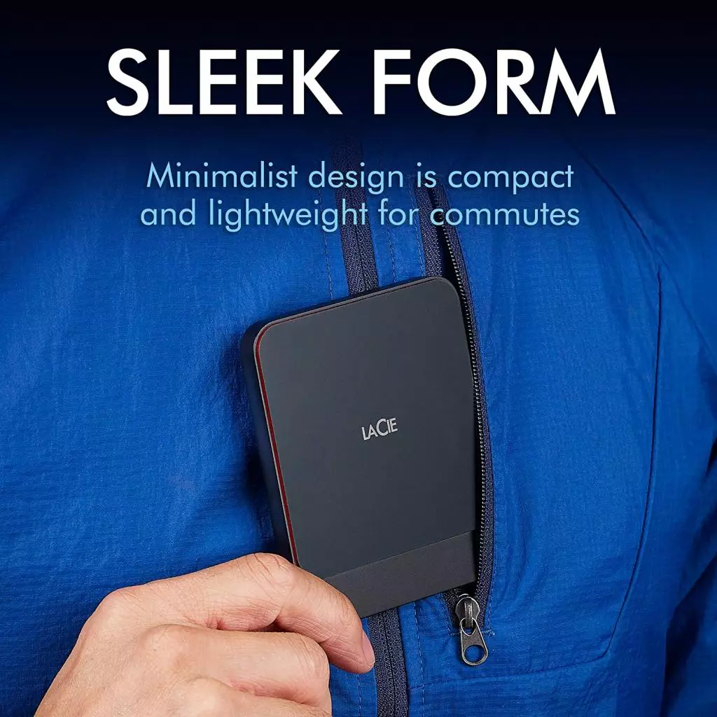 Накопитель SSD USB-C 1TB LaCie (STHK1000800) - 6 Накопитель SSD USB-C 1TB LaCie (STHK1000800) - 6