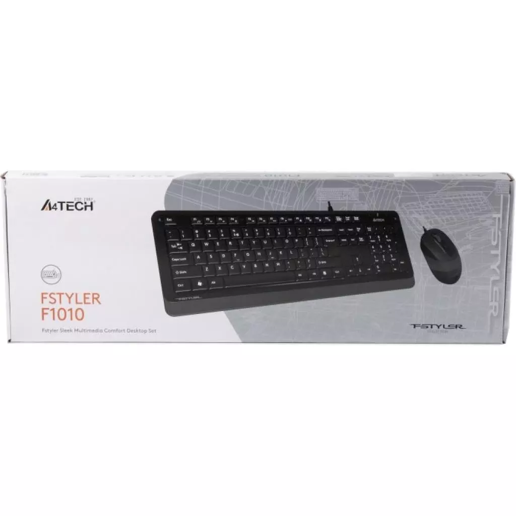 Комплект A4Tech F1010 Grey - 9 Комплект A4Tech F1010 Grey - 9