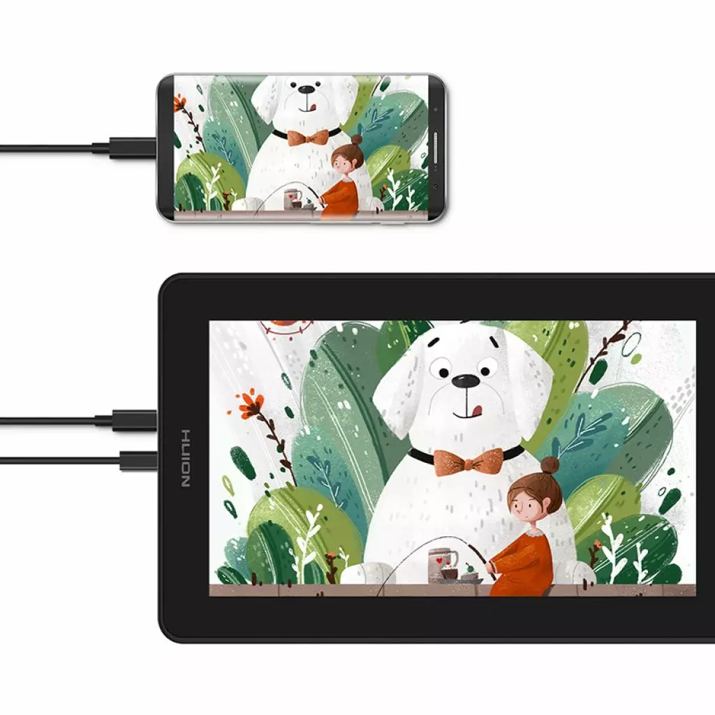 Планшет-монитор Huion Kamvas 12 (GS1161) - 1 Планшет-монитор Huion Kamvas 12 (GS1161) - 1