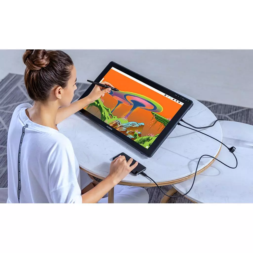 Планшет-монитор Huion Kamvas 22 Plus (GS2202) - 9 Планшет-монитор Huion Kamvas 22 Plus (GS2202) - 9