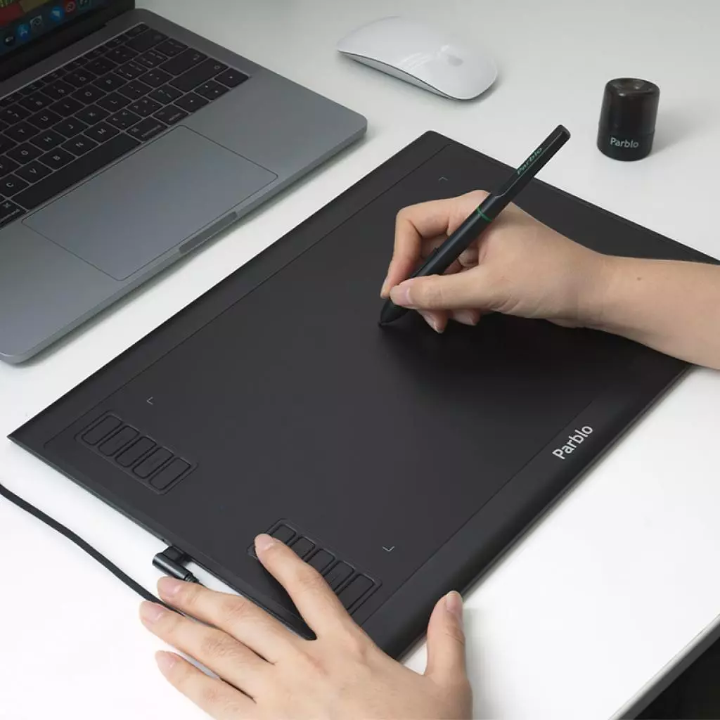Графический планшет Parblo A610 Plus V2 Black (A610PLUSV2) - 6 Графический планшет Parblo A610 Plus V2 Black (A610PLUSV2) - 6