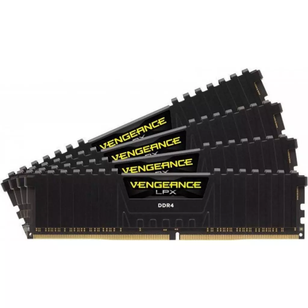 Модуль памяти для компьютера DDR4 32GB (4x8GB) 3600 MHz Vengeance LPX Black Corsair (CMK32GX4M4D3600C16)