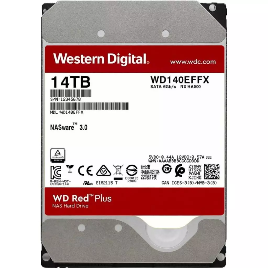 Жесткий диск 3.5" 14TB WD (WD140EFGX) - 1 Жесткий диск 3.5" 14TB WD (WD140EFGX) - 1