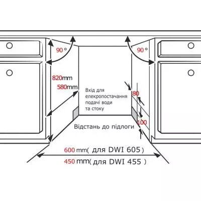 Посудомоечная машина Interline DWI 605 L (DWI605L) - 8 Посудомоечная машина Interline DWI 605 L (DWI605L) - 8