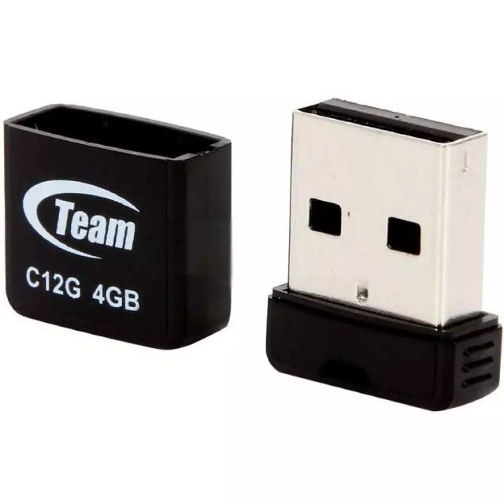 USB флеш накопитель Team 4GB C12G Black USB 2.0 (TC12G4GB01) - 1 USB флеш накопитель Team 4GB C12G Black USB 2.0 (TC12G4GB01) - 1