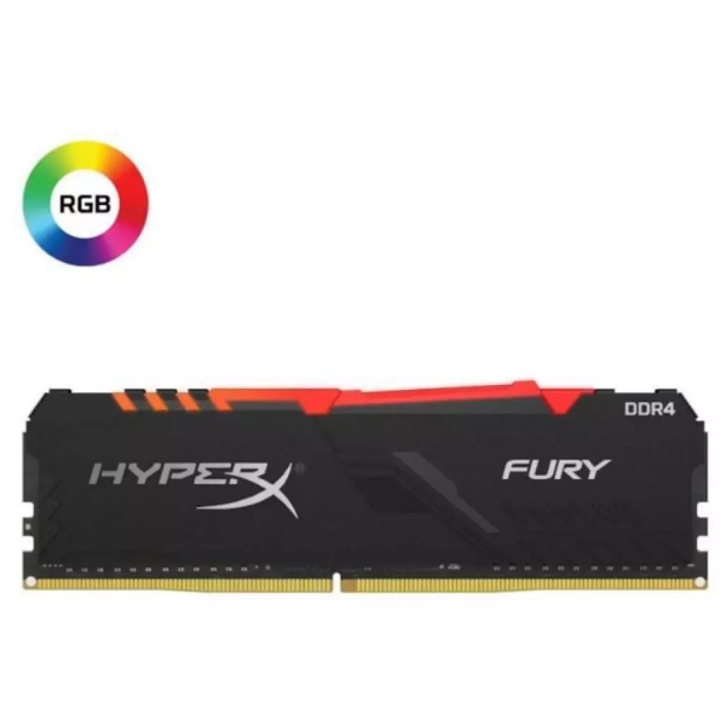 Модуль памяти для компьютера DDR4 32GB 3600 MHz HyperX Fury RGB Kingston Fury (ex.HyperX) (HX436C18FB3A/32) - 6 Модуль памяти для компьютера DDR4 32GB 3600 MHz HyperX Fury RGB Kingston Fury (ex.HyperX) (HX436C18FB3A/32) - 6