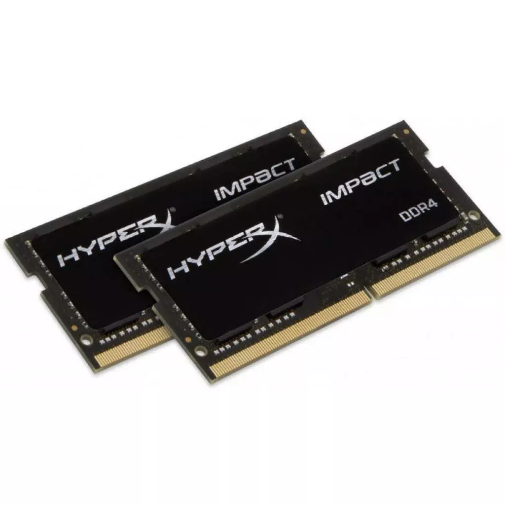 Модуль памяти для ноутбука SoDIMM DDR4 64GB (2x32GB) 2933 MHz HyperX Impact Kingston Fury (ex.HyperX) (HX429S17IBK2/64) - 1