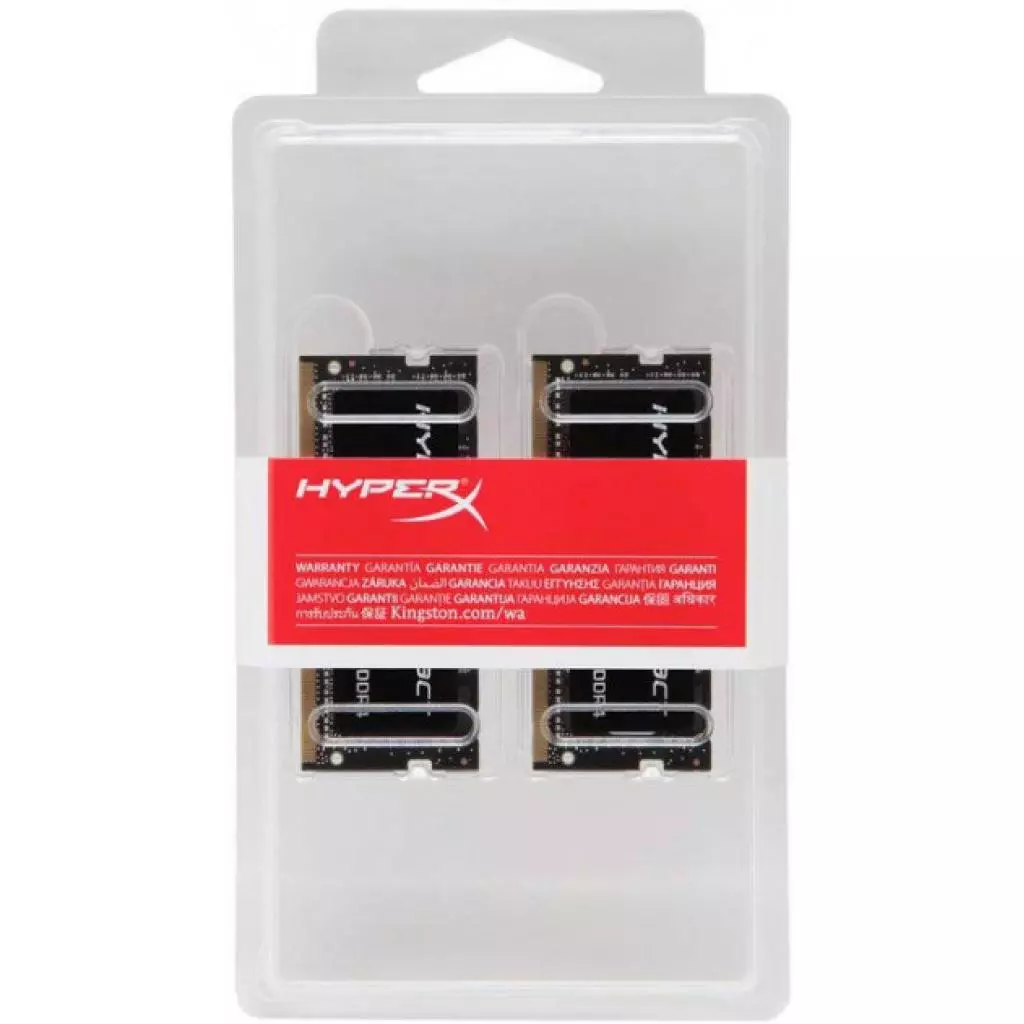 Модуль памяти для ноутбука SoDIMM DDR4 64GB (2x32GB) 2933 MHz HyperX Impact Kingston Fury (ex.HyperX) (HX429S17IBK2/64) - 3