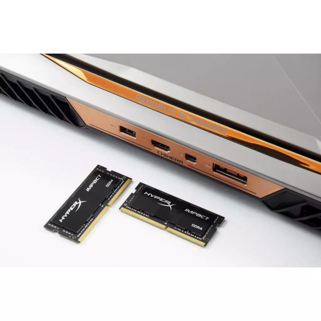 Модуль памяти для ноутбука SoDIMM DDR4 64GB (2x32GB) 2933 MHz HyperX Impact Kingston Fury (ex.HyperX) (HX429S17IBK2/64) - 4