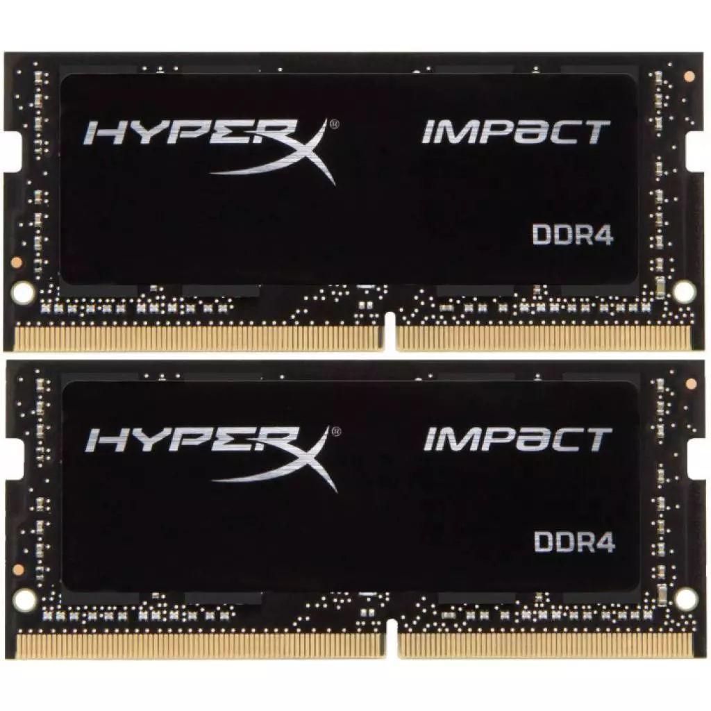 Модуль памяти для ноутбука SoDIMM DDR4 64GB (2x32GB) 2933 MHz HyperX Impact Kingston Fury (ex.HyperX) (HX429S17IBK2/64)