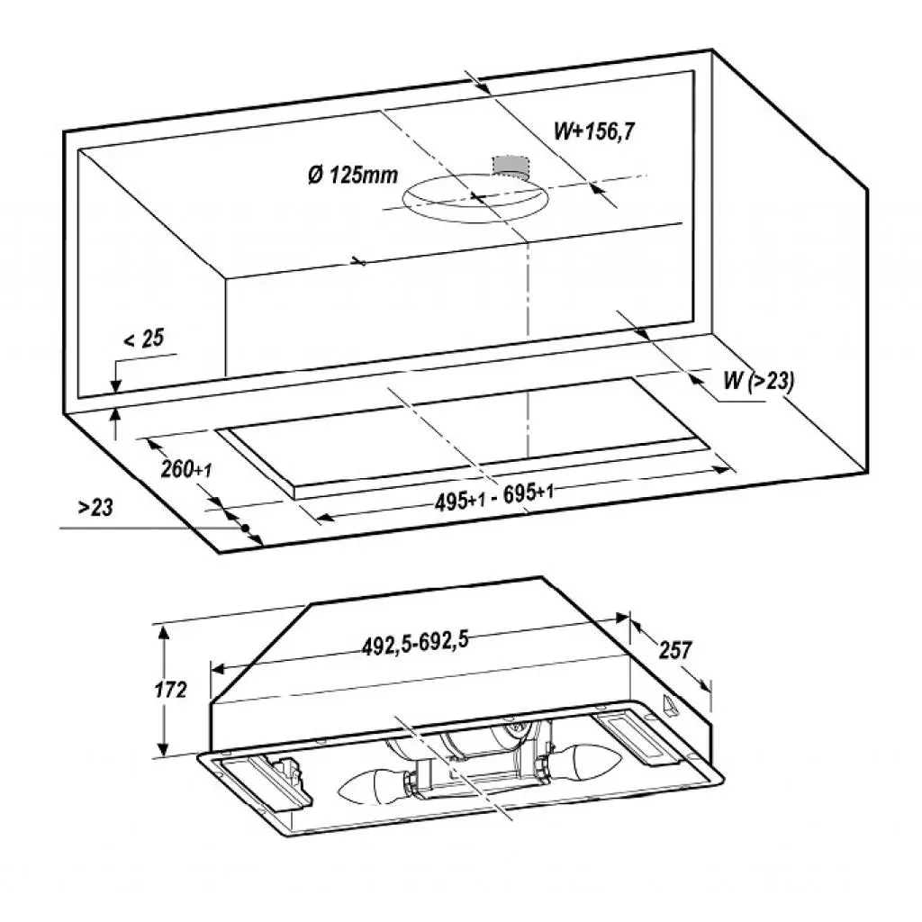 Вытяжка кухонная Elica ERA C BL/A/52 - 6 Вытяжка кухонная Elica ERA C BL/A/52 - 6
