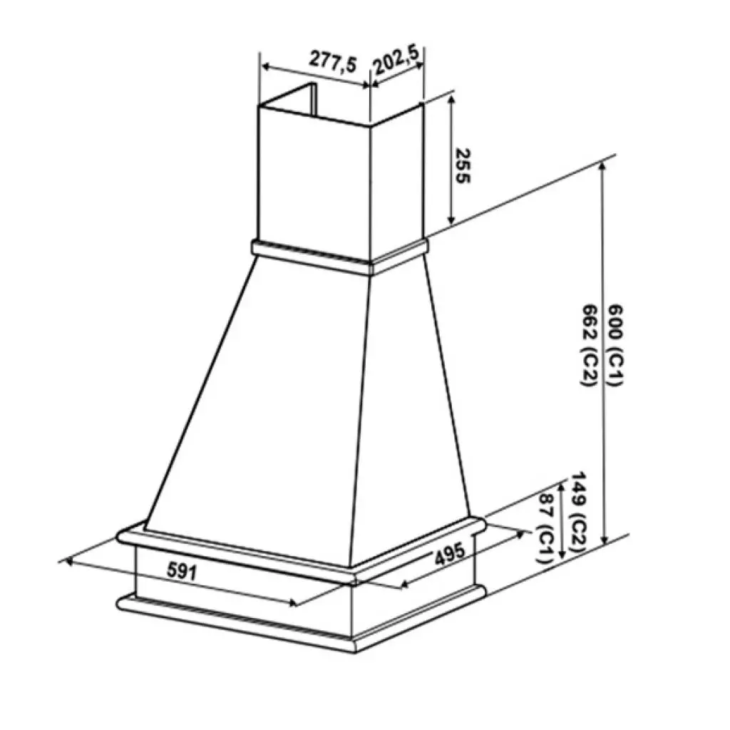 Вытяжка кухонная Faber RANCH A2 60 SRM NG - 1 Вытяжка кухонная Faber RANCH A2 60 SRM NG - 1