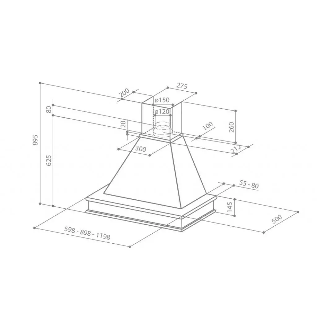 Вытяжка кухонная Faber RANCH O1 90 SRM NG - 1 Вытяжка кухонная Faber RANCH O1 90 SRM NG - 1