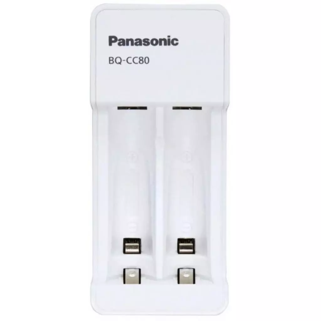 Зарядное устройство для аккумуляторов Panasonic Compact Charger USB +Eneloop 2*AA 1900 mAh NI-MH (K-KJ80MCC20USB)
