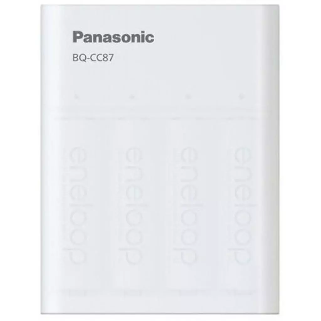 Зарядное устройство для аккумуляторов Panasonic BQ-CC87 USB in/out с функцией Power Bank +4AA 1900 mAh (K-KJ87MCC40USB) - 2 Зарядное устройство для аккумуляторов Panasonic BQ-CC87 USB in/out с функцией Power Bank +4AA 1900 mAh (K-KJ87MCC40USB) - 2