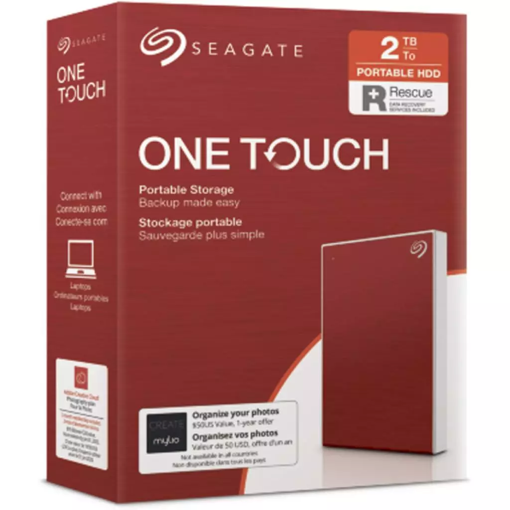 Внешний жесткий диск 2.5" 2TB One Touch USB 3.2 Seagate (STKB2000403) - 7 Внешний жесткий диск 2.5" 2TB One Touch USB 3.2 Seagate (STKB2000403) - 7