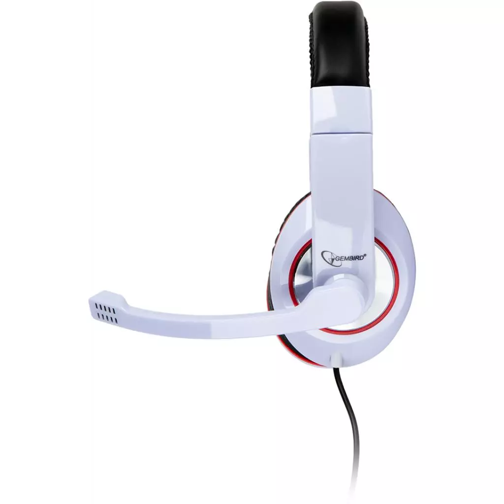 Наушники Gembird MHS-U-001 White USB (MHS-U-001-GW) - 1 Наушники Gembird MHS-U-001 White USB (MHS-U-001-GW) - 1