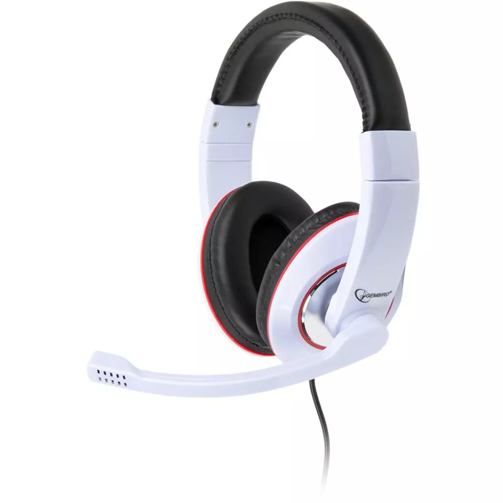 Наушники Gembird MHS-U-001 White USB (MHS-U-001-GW)