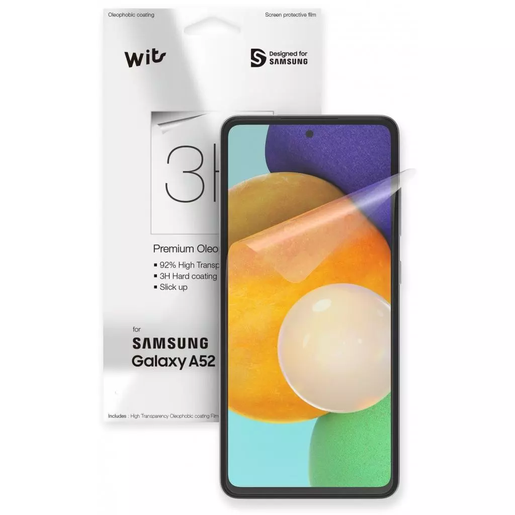 Пленка защитная Samsung 3H Galaxy A52 (A525) Transparent (GP-TFA526WSATW) - 1 Пленка защитная Samsung 3H Galaxy A52 (A525) Transparent (GP-TFA526WSATW) - 1