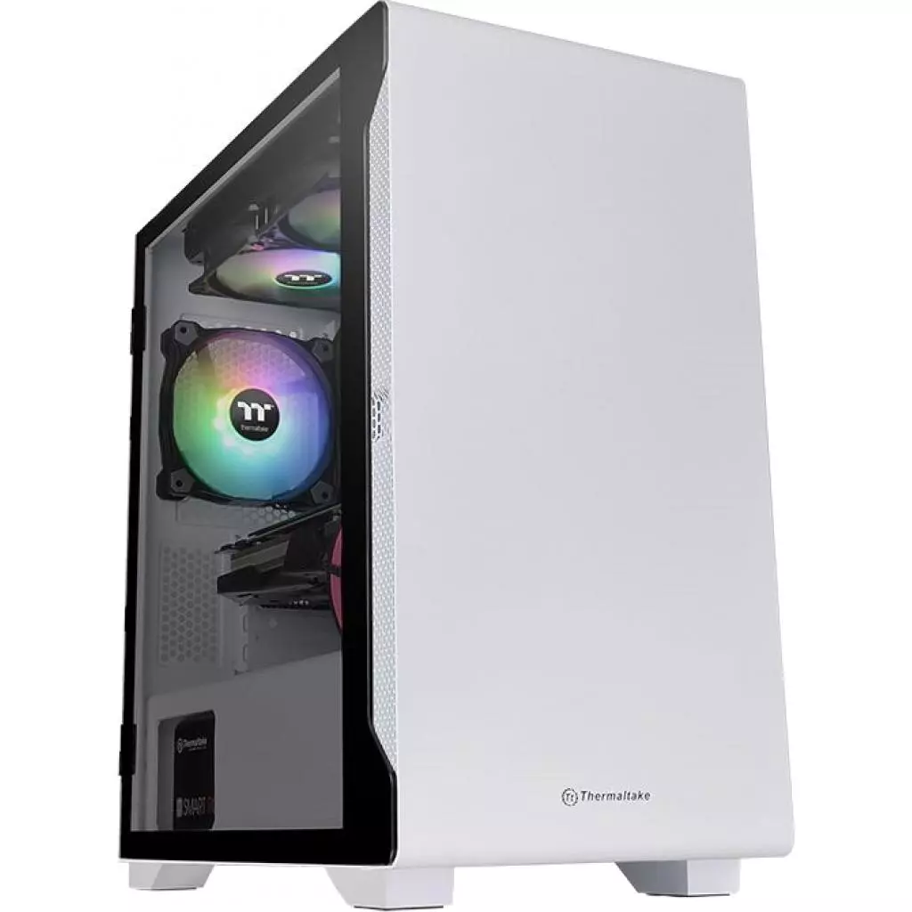 Корпус ThermalTake White S100 TG Snow (CA-1Q9-00S6WN-00)