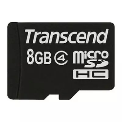 Карта памяти Transcend 8Gb microSDHC class 4 (TS8GUSDC4)