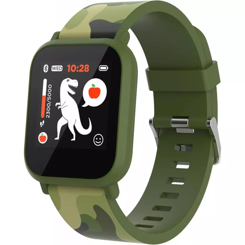 Смарт-часы Canyon CNE-KW33GB Kids smartwatch Green My Dino (CNE-KW33GB)