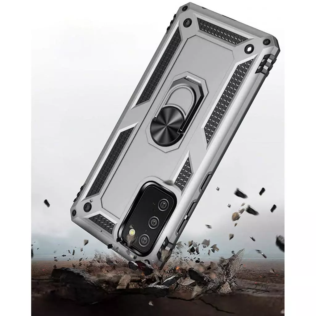 Чехол для моб. телефона BeCover Military Samsung Galaxy A02s SM-A025/A03s SM-A037/M02s SM-M025 Silver (706015) - 4 Чехол для моб. телефона BeCover Military Samsung Galaxy A02s SM-A025/A03s SM-A037/M02s SM-M025 Silver (706015) - 4