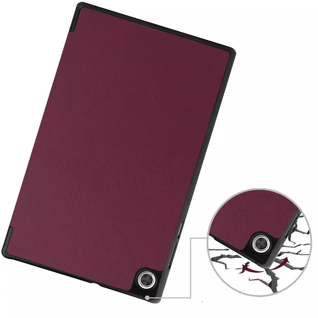 Чехол для планшета BeCover Smart Case Lenovo Tab M10 TB-X306F HD (2nd Gen) Red Wine (705974) - 2 Чехол для планшета BeCover Smart Case Lenovo Tab M10 TB-X306F HD (2nd Gen) Red Wine (705974) - 2