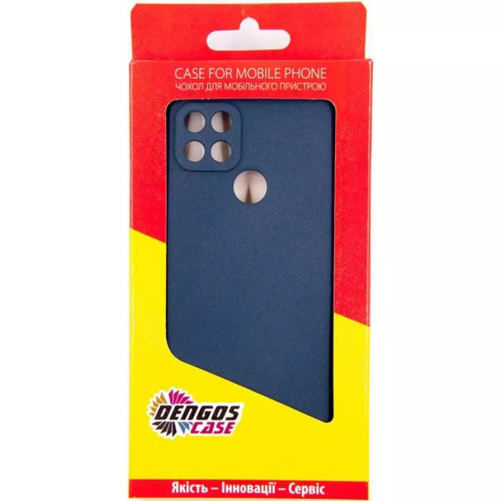 Чехол для моб. телефона Dengos Carbon OPPO A15/A15s, blue (DG-TPU-CRBN-116) - 3 Чехол для моб. телефона Dengos Carbon OPPO A15/A15s, blue (DG-TPU-CRBN-116) - 3