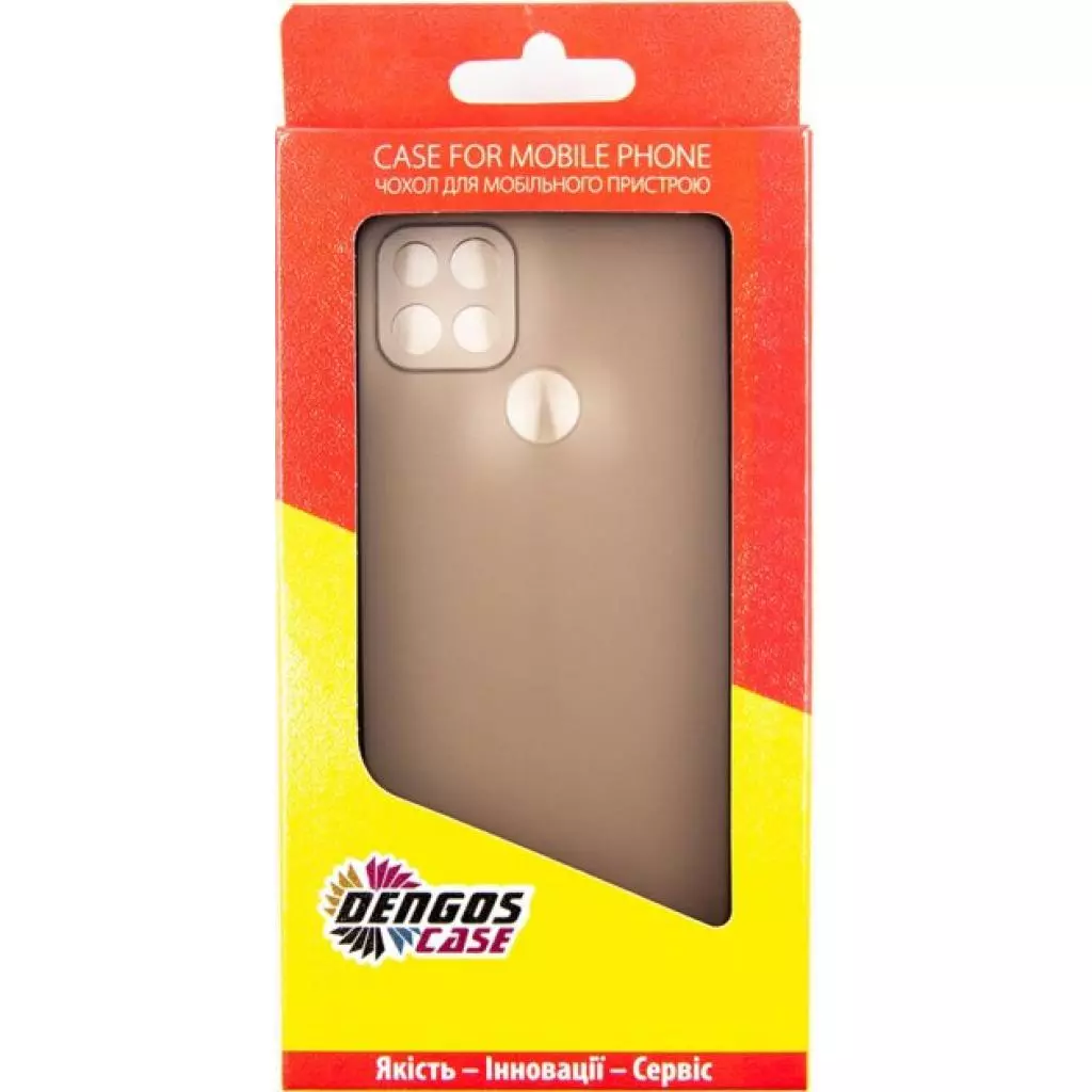 Чехол для моб. телефона Dengos Matt OPPO A15/A15s, black (DG-TPU-MATT-67) - 3