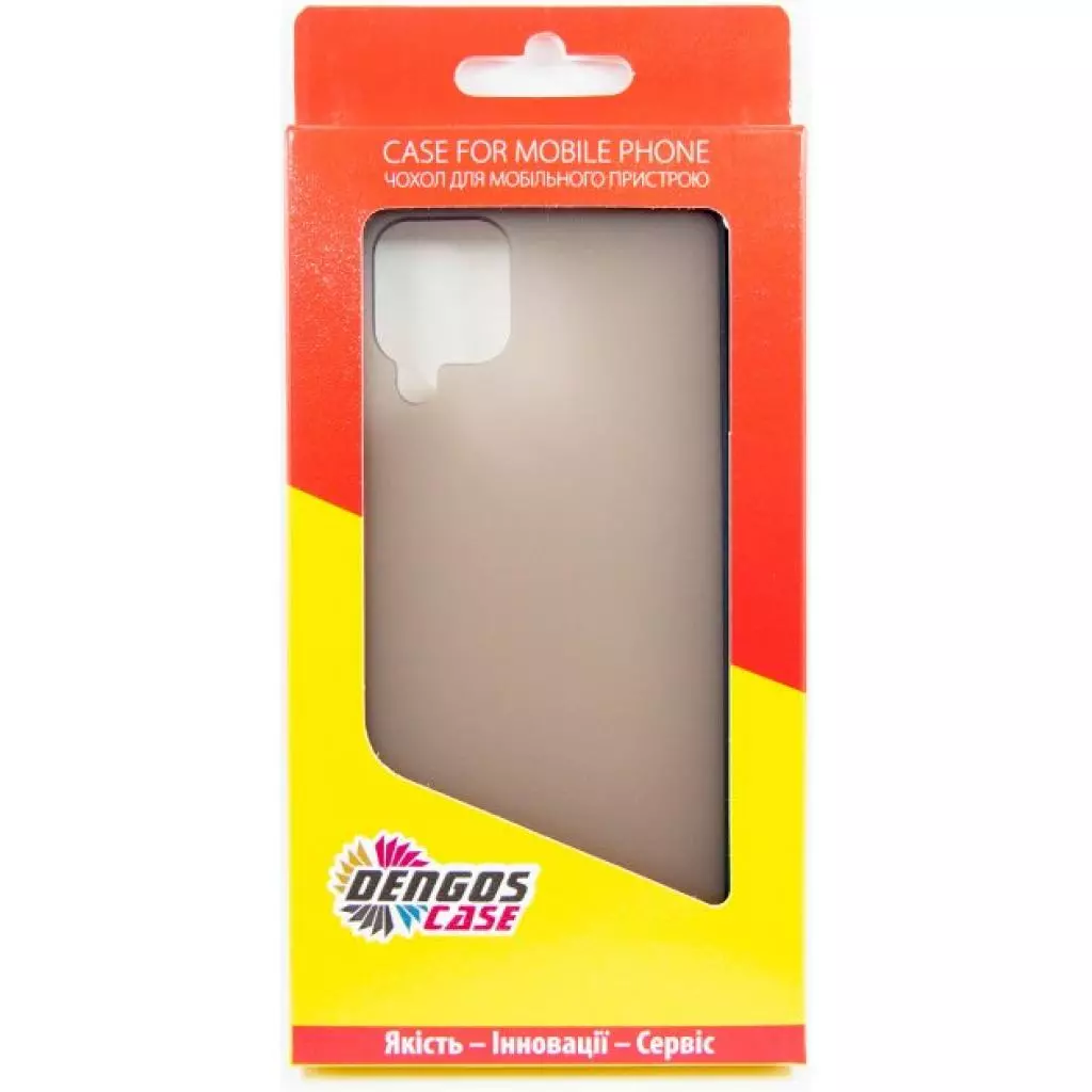 Чехол для моб. телефона Dengos Matt Samsung Galaxy A12 (A125), black (DG-TPU-MATT-62) - 3