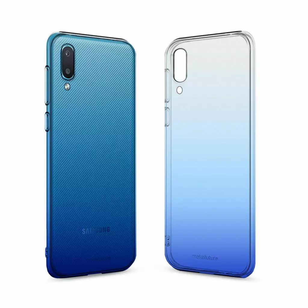 Чехол для моб. телефона MakeFuture Samsung A02 Gradient (Clear TPU) Blue (MCG-SA02BL)