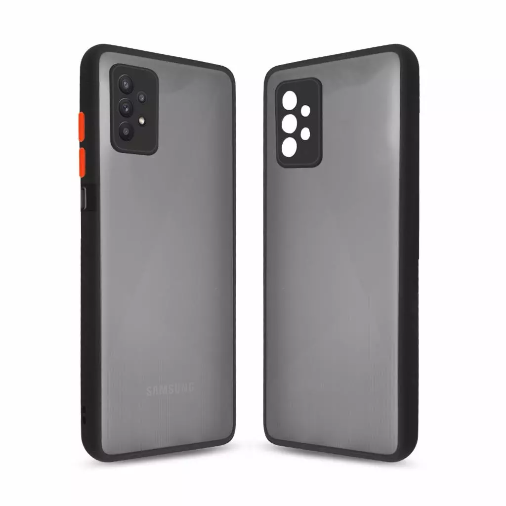 Чехол для моб. телефона MakeFuture Samsung A32 Frame (Matte PC+TPU) Black (MCMF-SA32BK)