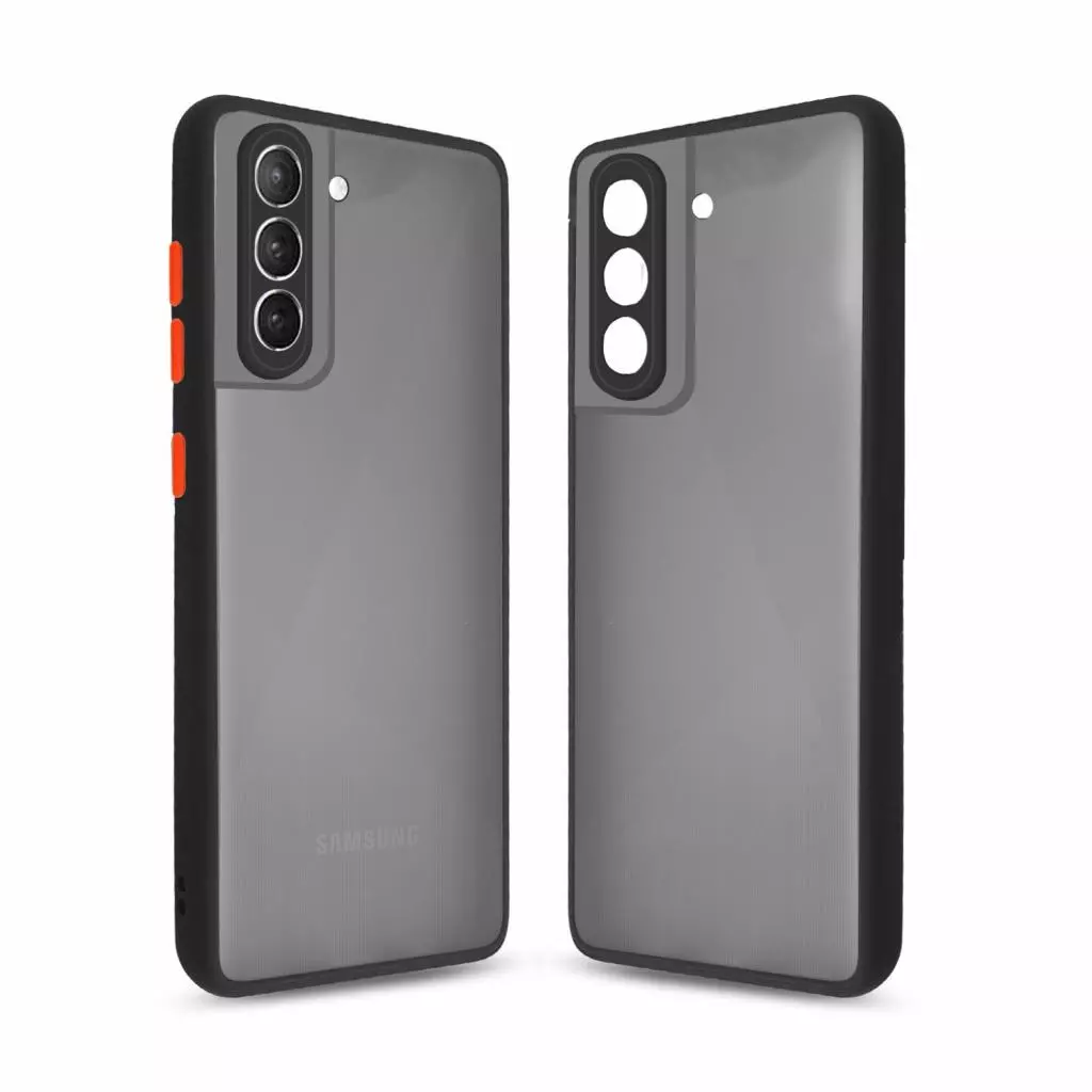 Чехол для моб. телефона MakeFuture Samsung S21 Frame (Matte PC+TPU) Black (MCMF-SS21BK)