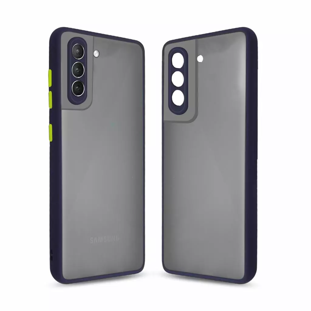 Чехол для моб. телефона MakeFuture Samsung S21 Plus Frame (Matte PC+TPU) Blue (MCMF-SS21PBL)