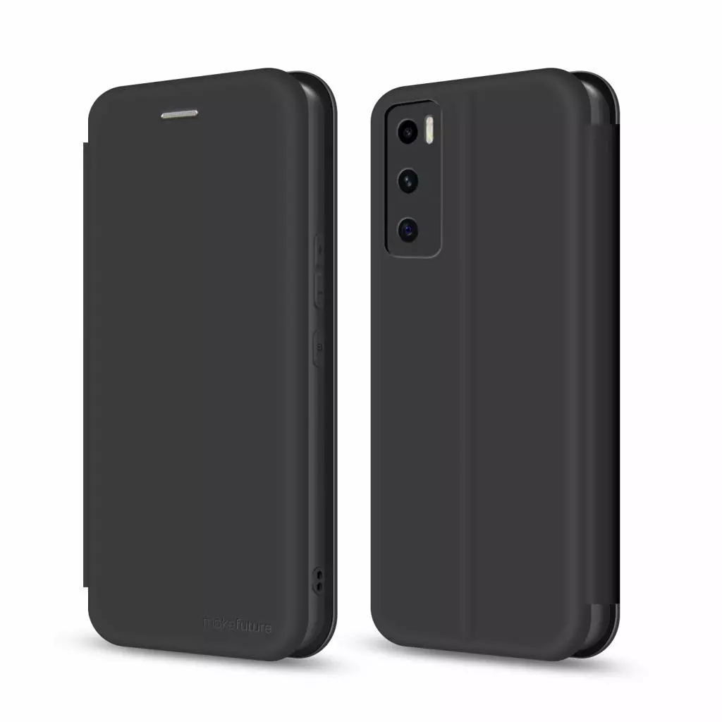 Чехол для моб. телефона MakeFuture Vivo V20 SE Flip (Soft-Touch PU) Black (MCP-VV20SEBK)