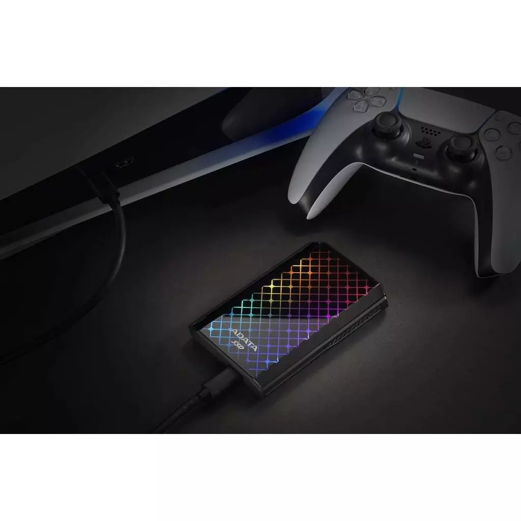 Накопитель SSD USB 3.2 512GB ADATA (ASE900G-512GU32G2-CBK) - 3