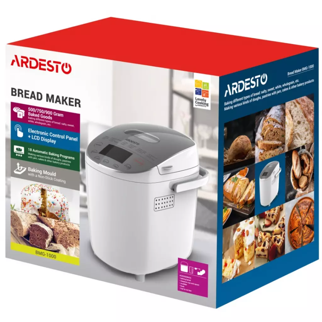 Хлебопечка Ardesto BMG-1000 - 4 Хлебопечка Ardesto BMG-1000 - 4