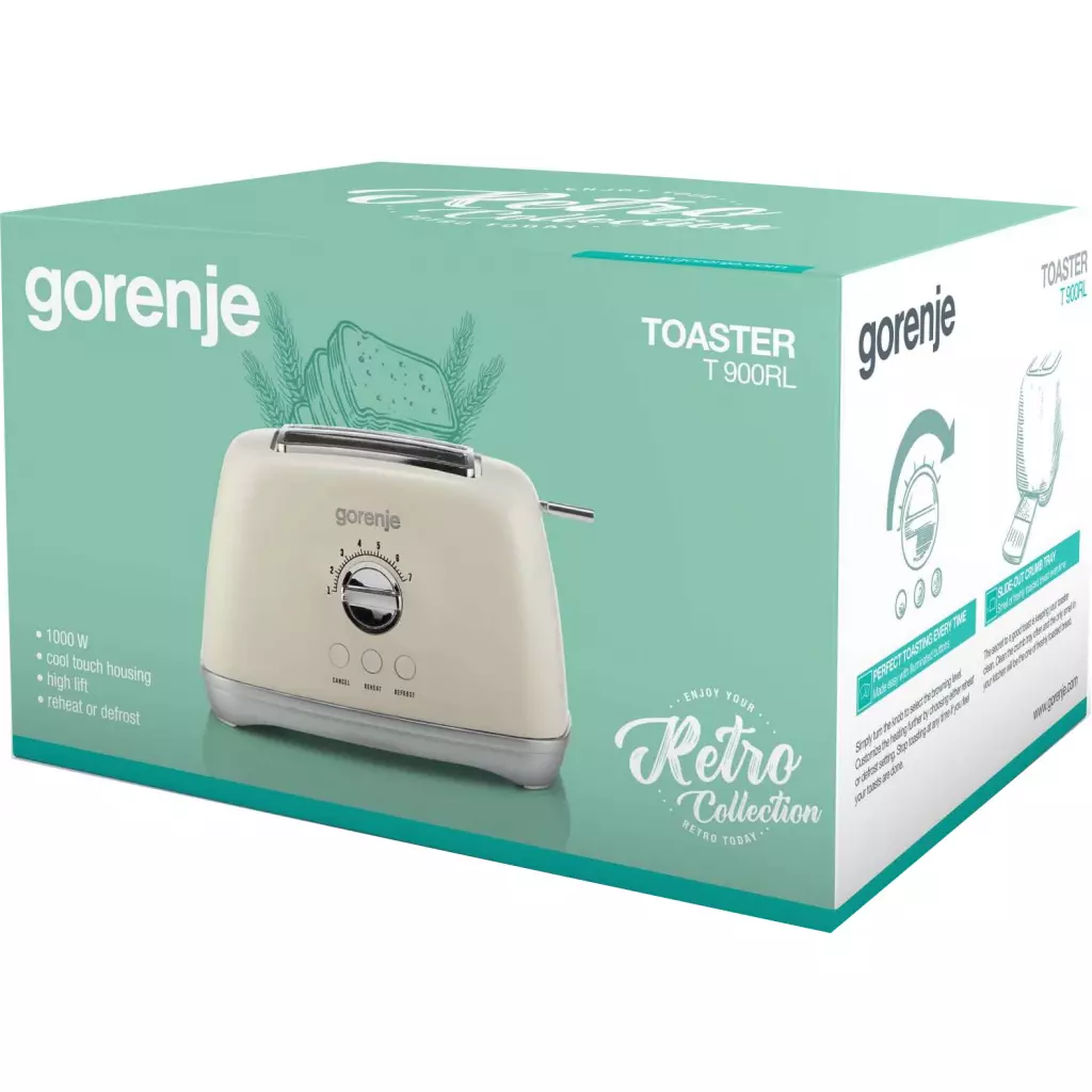 Тостер Gorenje T900RL - 1 Тостер Gorenje T900RL - 1