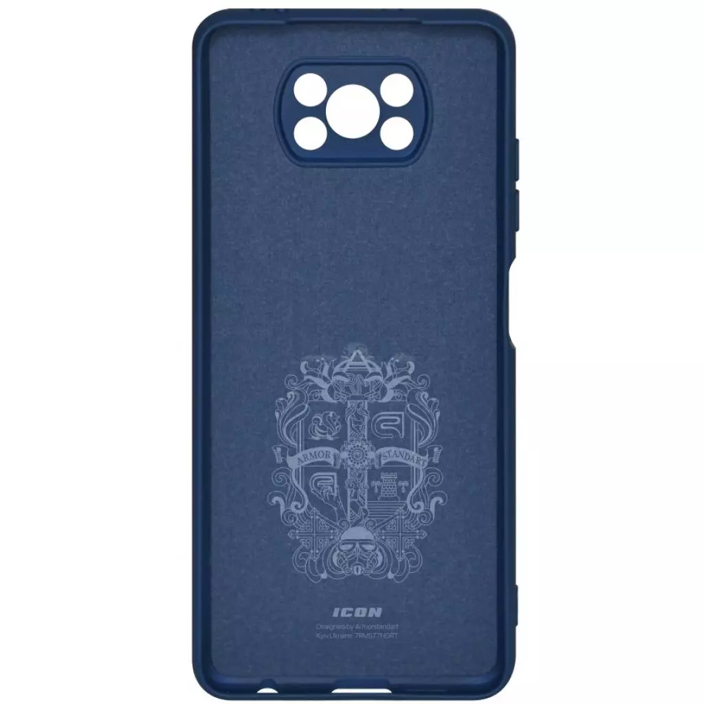 Чехол для моб. телефона Armorstandart ICON Case for Xiaomi Poco X3/Poco X3 Pro Dark Blue (ARM58585) - 1