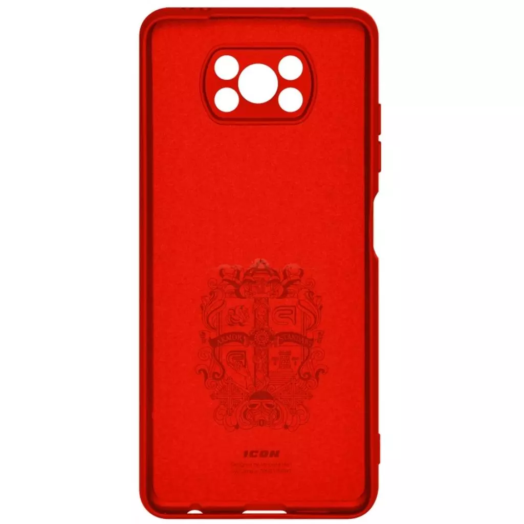 Чехол для моб. телефона Armorstandart ICON Case for Xiaomi Poco X3/Poco X3 Pro Red (ARM58583) - 1 Чехол для моб. телефона Armorstandart ICON Case for Xiaomi Poco X3/Poco X3 Pro Red (ARM58583) - 1