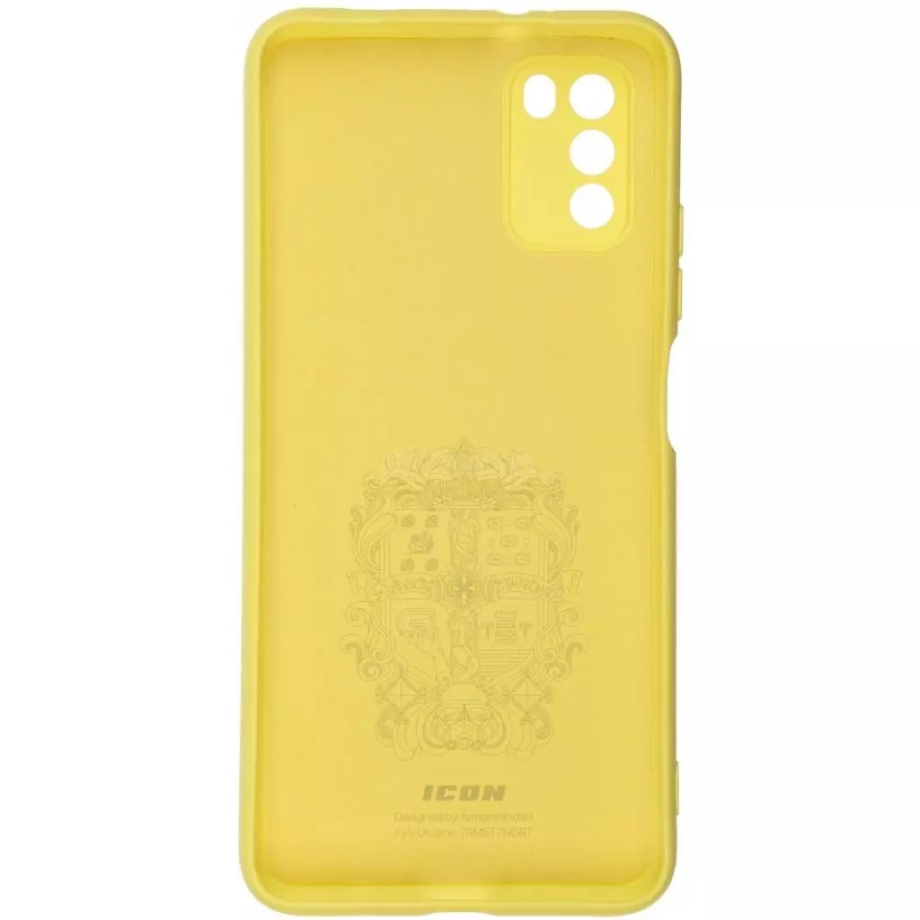Чехол для моб. телефона Armorstandart ICON Case for Xiaomi Poco M3 Yellow (ARM58550) - 1 Чехол для моб. телефона Armorstandart ICON Case for Xiaomi Poco M3 Yellow (ARM58550) - 1