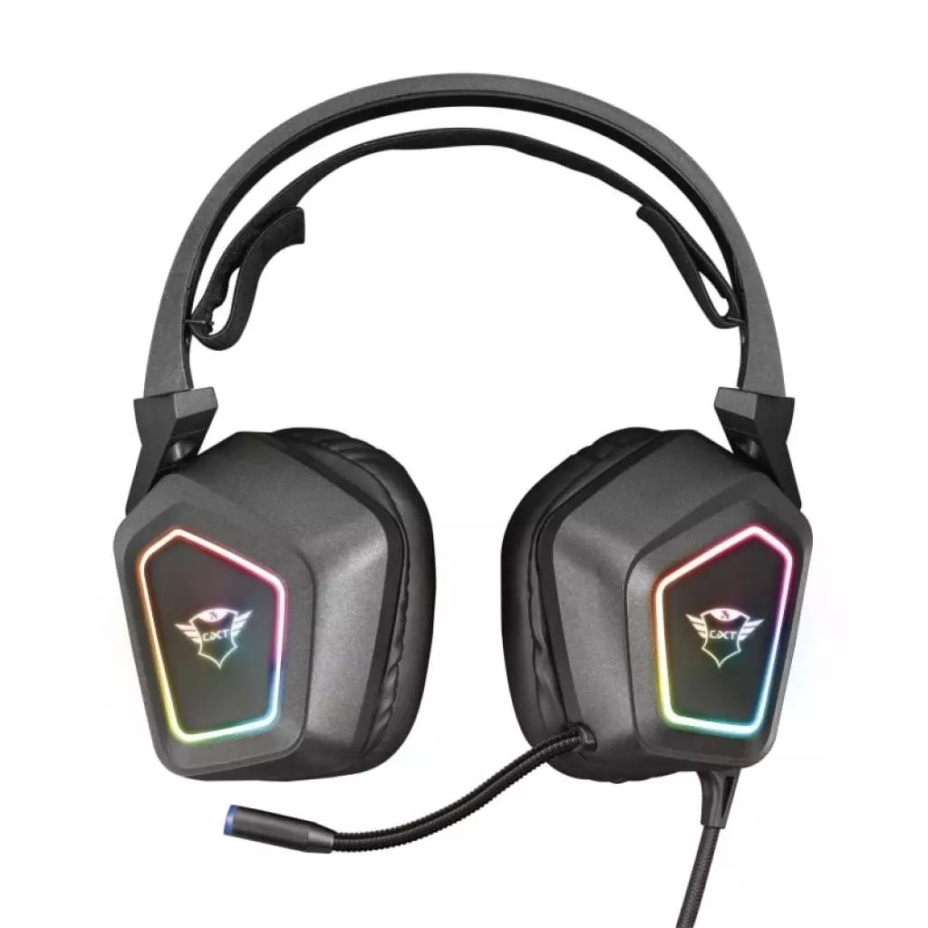 Наушники Trust GXT 450 Blizz RGB 7.1 Surround Gaming Headset RGB BLACK (23191) - 2