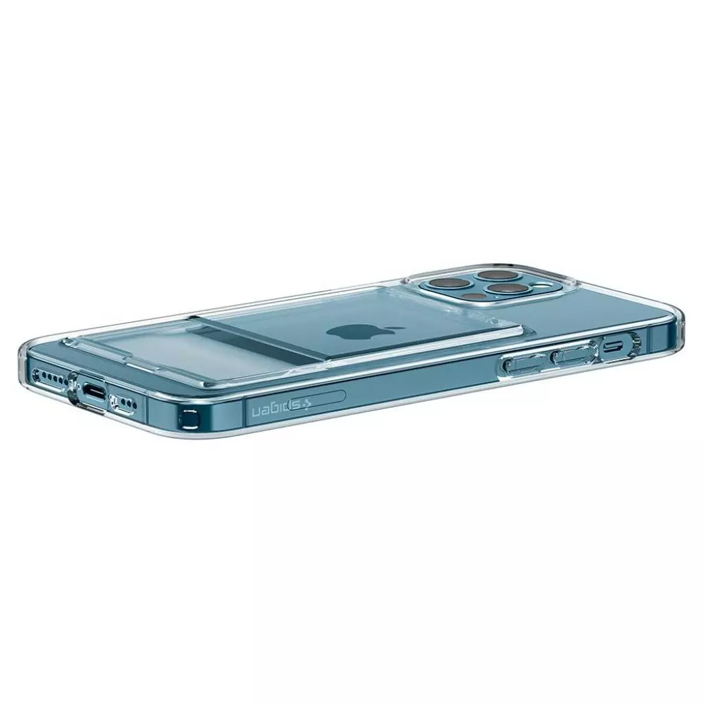 Чехол для моб. телефона Spigen iPhone 12 /12 Pro Crystal Slot, Crystal Clear (ACS02576) - 5 Чехол для моб. телефона Spigen iPhone 12 /12 Pro Crystal Slot, Crystal Clear (ACS02576) - 5
